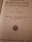 Van Oss Dr J F - Warenkennis en technologie