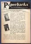 PROSPECTUS. - Prospectus Paperbacks ofwel: het laatste nieuws over pocket uitgaven. Internationale Boekhandel Willa Reinke. Herfst 1954.