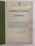 Jan Johann Albinn Mooij - La Philosophie des Mathématiques de Henri Poincaré