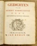 POOT, HUBERT CORNELISZ. - Gedichten van Hubert korneliszoon Poot. Met kunstige printen versiert.