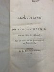 SINT ALDEGONDE, M. VAN, - Redevoering van Philips van Marnix. Heer van Mont St. Aldegonde. Aan het hoofd van een gezantschap uit de Nederlanden, gehouden bij den Rijksdag te Worms 1578.