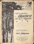 Sjögren, Emil: - Alt vandrer maanen sin vej i kvaeld. Pour chant et piano avec violon et clarinette obligée. Op. 13 No. 1 Sjögren, Emil: - Alt vandrer maanen sin vej i kvaeld. Pour chant et piano avec violon et clarinette obligée. Op. 13 No. 1