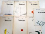 Informationsdienst für neuzeitliches Bauen (Hrsg.): - d-extrakt, Konvolut von 7 Heften der Jahre 1970-71