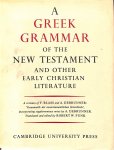 Blass, F. - A Greek Grammar of the New Testament