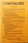 Gann, William D. - 45 Years in Wall Street
