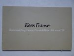 Franse, Kees. - Kees Franse. Tentoonstelling Galerie Fenna de Vries- feb.-maart '69.