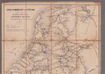 Hollandsche IJzeren Spoorweg-Maatschappij. - Spoor- & tramwegkaart van Nederland : behoorende bij Huart & Meyer's Officiëele reisgids