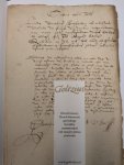 HERWEIJER, J., BURCH, N. VAN, - Casus est talis. Consultatie opte succesie van[de] leenghewaeden in Holl[an]t.