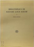 Bibliothèque royale de Belgique, Louis Solvay (mme) - Bibliothèque de Madame Louis Solvay