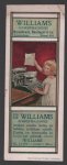 Williams Schrijfmachines - (BOEKENLEGGER / BOOKMARK) De Williams Schrijfmachines