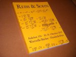 Ed - Auktion 154, 30. - 31. Oktober 2012. Wertvolle Bucher - Handschriften. [Reiss and Sohn]