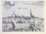Lodovico Guicciardini (1521-1589) - [Antique print, engraving, oude prent Enkhuizen] Guicciardini: Enckhusen (Enkhuisen), published ca. 1650.