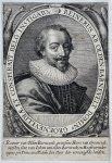 attributed to Crispijn van de Passe I (1564-1637) - [Antique print, engraving, portrait, ca. 1630] Portrait of Reinier van Oldebarnevelt, published c. 1630, 1 p.