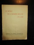 Général Hre Baron Verhaegen - Le Rôle de l'Armée Belge en 1940