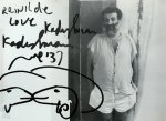 Menashe Kadishman 30691 - Offer van Isaäc [met gesigneerde opdracht en tekening] Schilderijen en skulpturen van Menashe Kadishman