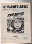 Curtiz, Michael (regie) - Boulevard der hartstochten, (Flamingo Road). Promotiefolder.