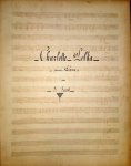 Jacob, Jules: - [Autograph] Charlotte-Polka / pour Piano / par / J. JAcob