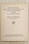 VECHT, N.J. VAN DE. - De grondslag voor het ontwerpen van vlakke versiering. Een principieele beschouwing over het ontwerpen van vlakornament ............