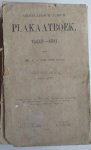 Chijs, J. A. van der -  Nederlandsch-Indisch Plakaatboek 1602-1811.Achtste Deel 1765-1775