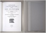 RAHIR, EDOUARD, - Catalogue d'une collection unique de volumes imprimés par les Elzevier et divers typographes hollandais du XVIIe siècle.