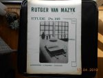 Rutger van Mazyk - Etude Ps 146 muziek voor orgel