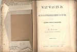 Kanon, D. - 1881. Leesboek voor de Volksschool. Wat was en is.