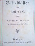 Gerok, Karl - Palmblätter - Achtzigste Auflage der Diamantausgabe dritte Auflage