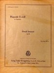 Straesser, Ewald: - Rhapsodie E-moll für Pianoforte. Op. 21