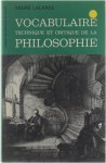 André Lalande - Vocabulaire technique et critique de la philosophie