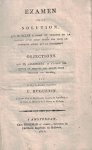 Huguenin, U. - Examen de la solution que mr Euler a donné du probléme de la pression qu'un corps exerce sur trois ou plusieurs appuis qui le soutiennent