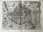 Guicciardini, Ludovico (1521-1589) - [Antique city view, 1581] Die Stadt Enchuijsen (Enkhuizen), published ca 1620, 1 p.