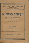 Robin, Léon - La pensée grecque et les origines de l'esprit scientifique