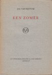 Hattum, Jac. van - Een zomer Hattum, Jac. van - Een zomer