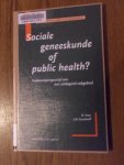 Post, D; Groothoff, J.W. - Sociale geneeskunde of public health. Toekomstperspectief van een uitdagend vakgebied