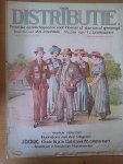 Schrauwen, F.J.: - Distributie. Vroolijke gezelschapscène voor heern of dames gemengd. Woorden van Jan Courage