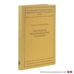 Rado, T. / Reichelderfer, P. V. - Continuous Transformations in Analysis. With an Introduction to Algebraic Topology. Rado, T. / Reichelderfer, P. V. - Continuous Transformations in Analysis. With an Introduction to Algebraic Topology.