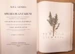 HUMBOLDT,  ALEXANDER VON &  AIME BONPLAND. - Nova genera et species plantarum.   [ Voyages de Humboldt & Bonpland. Voyages aux Régions Equinoxiales du Nouveau Continent -  Sixième Partie - Section III]. TOME   3 [Troisième] -- ONLY VOLUME 3