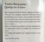 Benacquista, Tonino - Quelqu'un d'autre (FRANSTALIG)