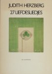 Herzberg, Judith. - 27 liefdesliedjes.