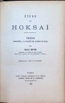Michel Revon - Etude sur Hoksaï  Thèse présentée a la faculté des lettres de Paris