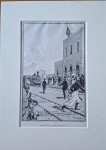 - Houtgravure "Spoorweg van Jaffa naar Jeruzalem" in - Houtgravure "Spoorweg van Jaffa naar Jeruzalem" in