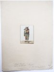 Jurriaan Cootwijck (1714-1798) after Adriaen van Ostade (1610-1685), supervised by Cornelis Ploos van Amstel (1726-1798) (?) - Antique printdrawing | Peasant with his hand in his cloak (Boer met hand in jas), published ca. 1800, 1 p.