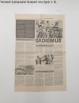 Bereitschaft: - Bereitschaft 10/85 Seite 7. Zeitschrift für die Bereitschaftspolizei der DDR , Thema: Sadismus / Söldnertum
