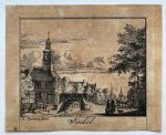 Abraham Zeeman (1695/96-1754) - Antique print, city view, 1730 | Winkel, Noord-Holland, published 1730, 1 p.