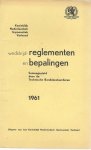  - Wedstrijd-reglementen en bepalingen 1961