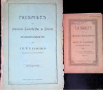 Gonggrijp, J.R.P.F. - Facsimiles van Maleische Handschriften en Brieven, met transscriptie in Latijnsche letter (2 delen)