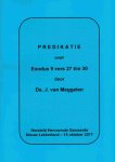 Ds. J. van Meggelen - Meggelen, Ds. J. van-Predikatie over Exodus 9 vers 27 t/m 30 (nieuw)