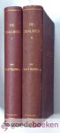 Valeton jr., Dr. J.J.P. - De Psalmen, set 2 delen compleet --- Deel 1: Psalm I - LXXII, deel 2: Psalm LXXIII - CL. Valeton jr., Dr. J.J.P. - De Psalmen, set 2 delen compleet --- Deel 1: Psalm I - LXXII, deel 2: Psalm LXXIII - CL.