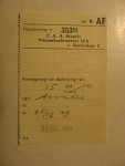  - Afrekening Postcheque-& Girodienst 1959