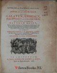 Henry, Matthew - Letterlyke en prakticale verklaring over alle boeken van Gansche Heilige Schrifte......./ Beschreeven door Matthew Henry : waarby gevoegt zyn de ... aanmerkingen en vertogen van Thomas Stackhouse, en van een andere Engelsche godgeleerden,  nev...